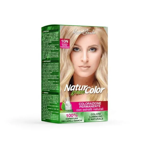 Tinte permanente para el cabello Renee Blanche Natur Green Color