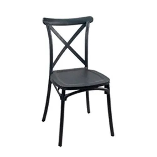 Silla CAROLINE de resina, 45x40x87,5 cm, 7HOUSE