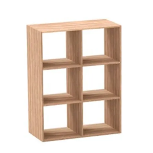 Estantería de 67,5 x 32 x 100,5 cm, color madera, marca 7HOUSE.